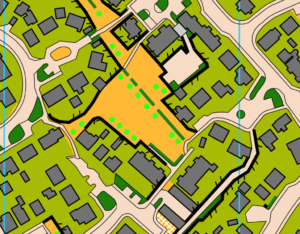 Map excerpt - west Haddington