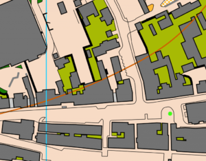 Map excerpt - town centre